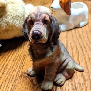 Puppy dog statue figurine
